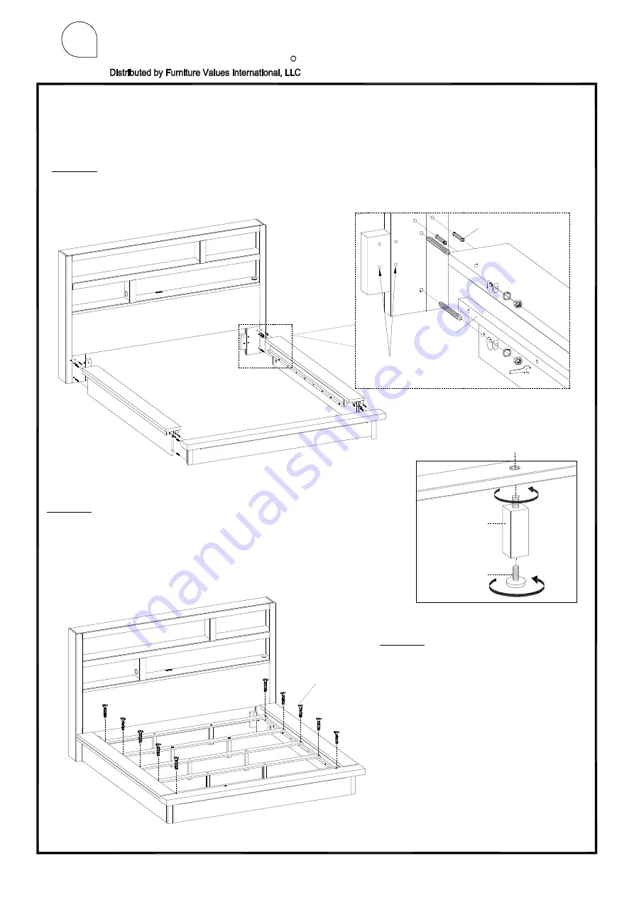 aspenhome IML-473-BRN Assembly Instructions Manual Download Page 5