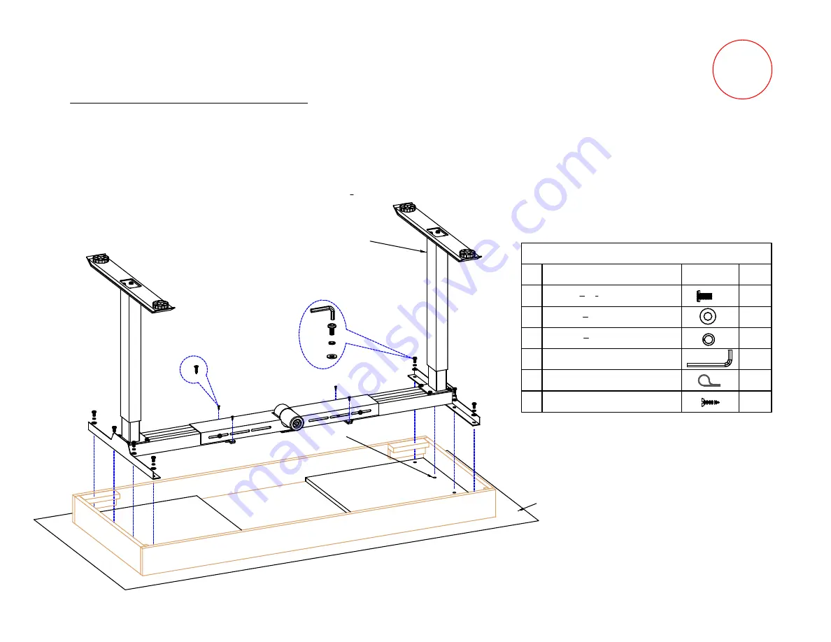 aspenhome IUAB-301-1 Assembly Instructions Download Page 1