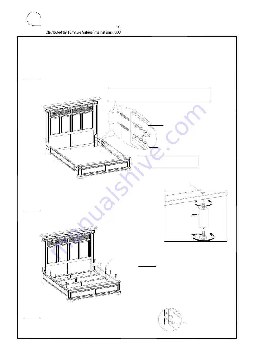 aspenhome Queen Estate Panel HB I201-412 Скачать руководство пользователя страница 10