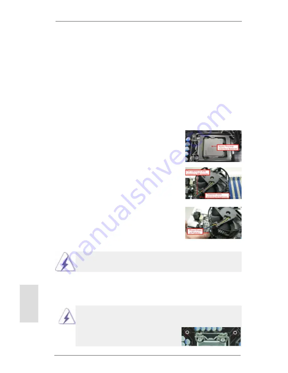 ASROCK H77 MVP Quick Installation Manual Download Page 16