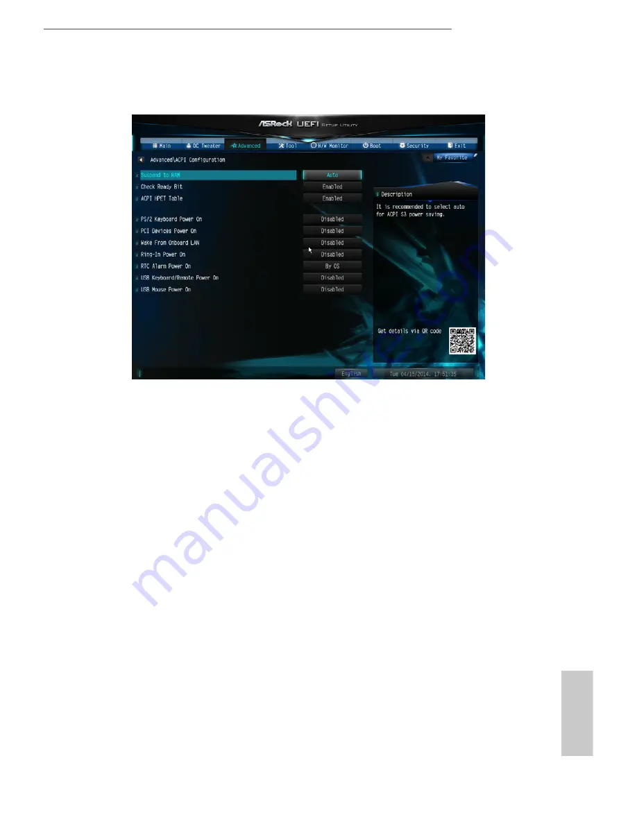 ASROCK Z97 Pro4 User Manual Download Page 99