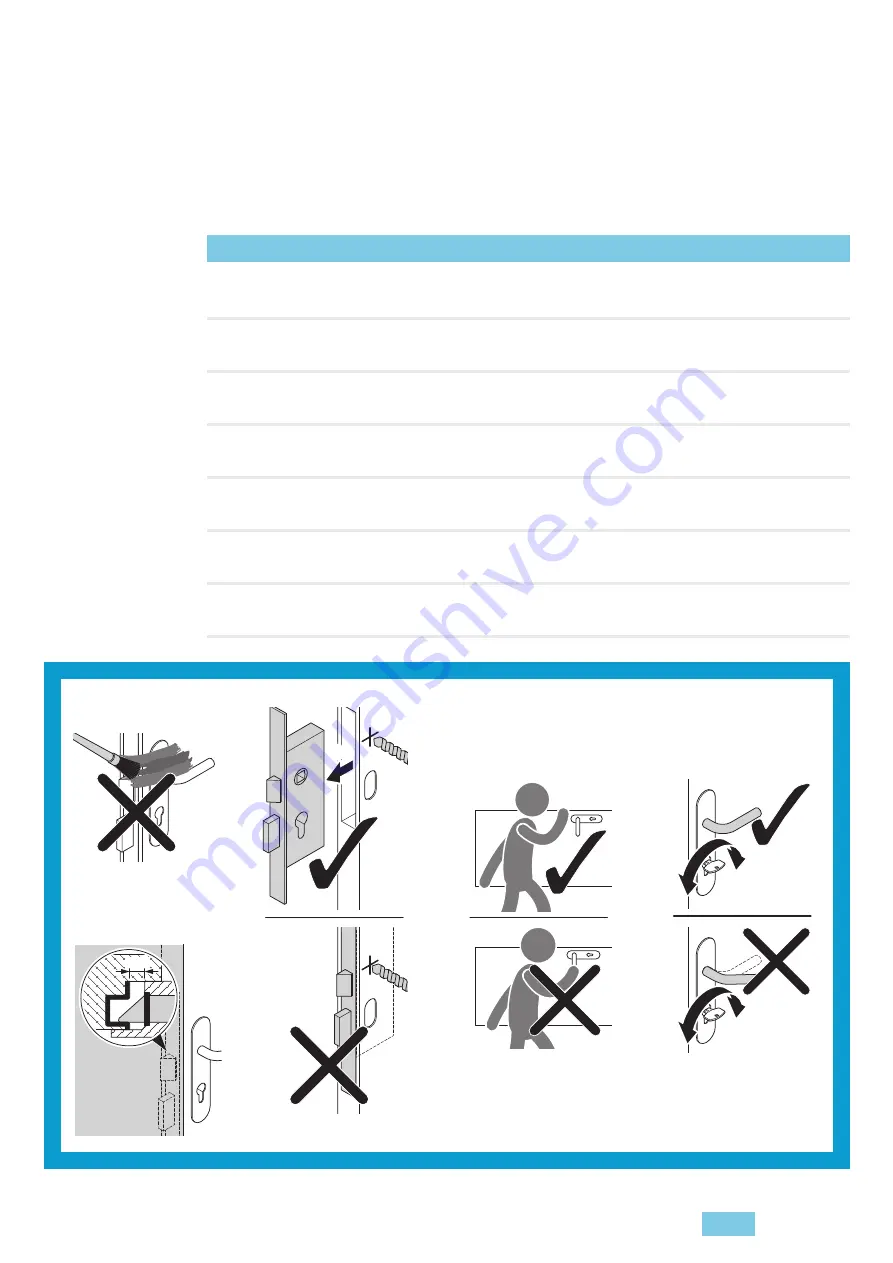 Assa Abloy MSL 25574PE-SV Assembly And Operating Instructions Manual Download Page 47