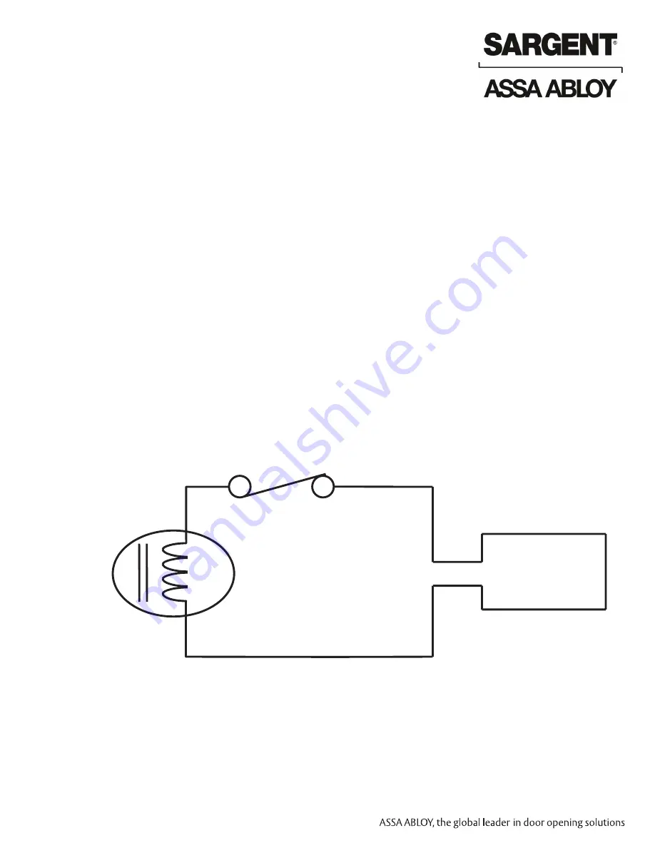 Assa Abloy Sargent 4299 Installation Instructions Download Page 2