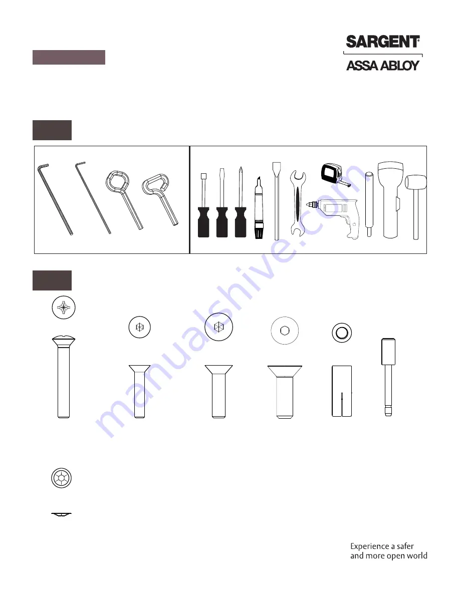 Assa Abloy SARGENT FM7100 Series Скачать руководство пользователя страница 2