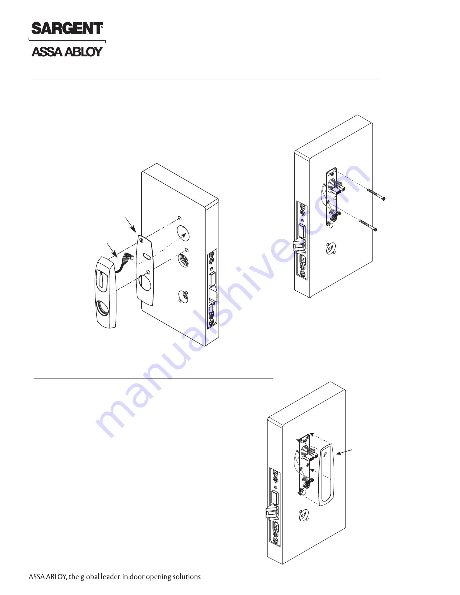 Assa Abloy Sargent Harmony H2 Скачать руководство пользователя страница 12