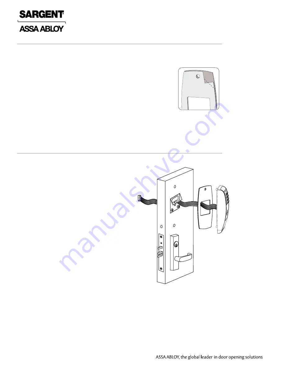 Assa Abloy Sargent PR100 Скачать руководство пользователя страница 20