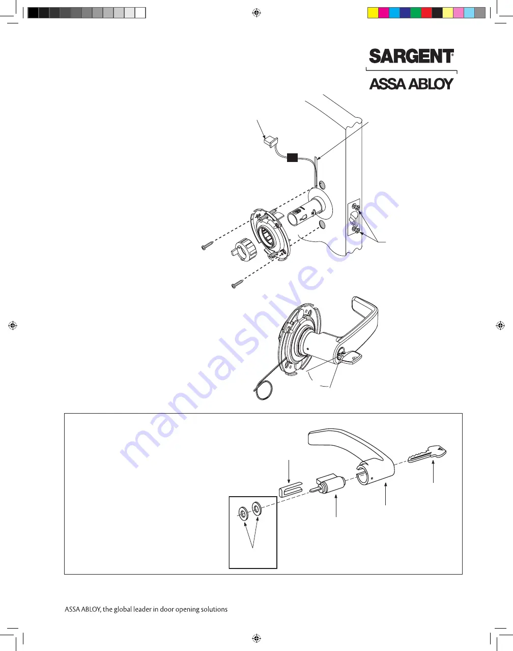 Assa Abloy Sargent Profile G1 Series Installation Instructions Manual Download Page 9