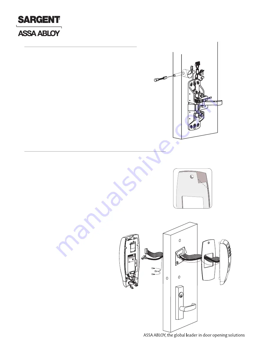 Assa Abloy SARGENT Profile Series Скачать руководство пользователя страница 16