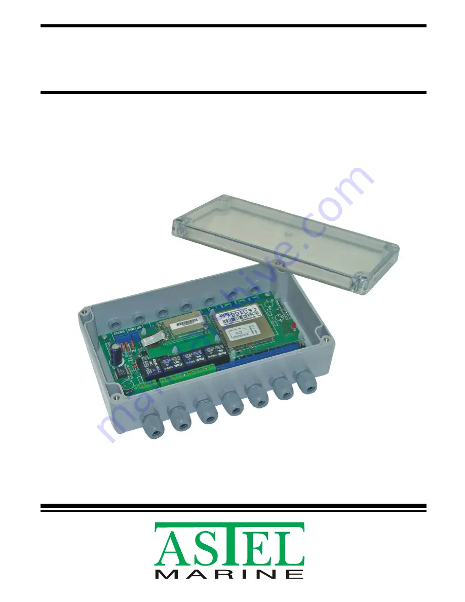 ASTEL MGR100 Operating Instructions Manual Download Page 1