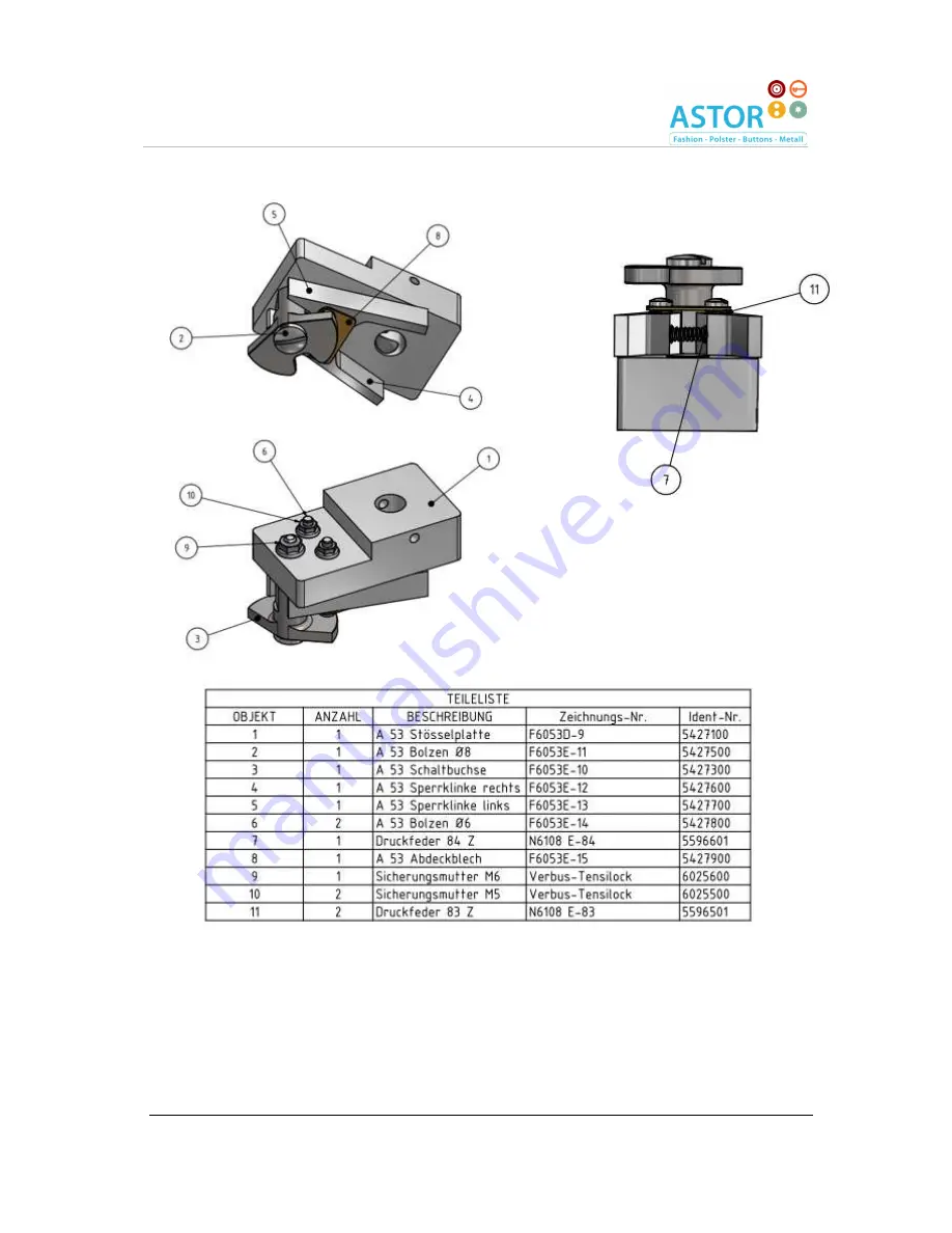 Astor A 53 Operating Manual Download Page 19