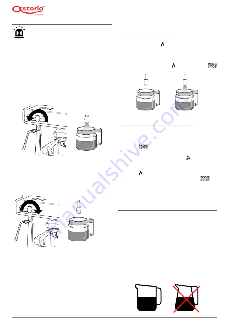 Astoria 1GR Use And Maintenance Manual, Instructions For The User Download Page 50