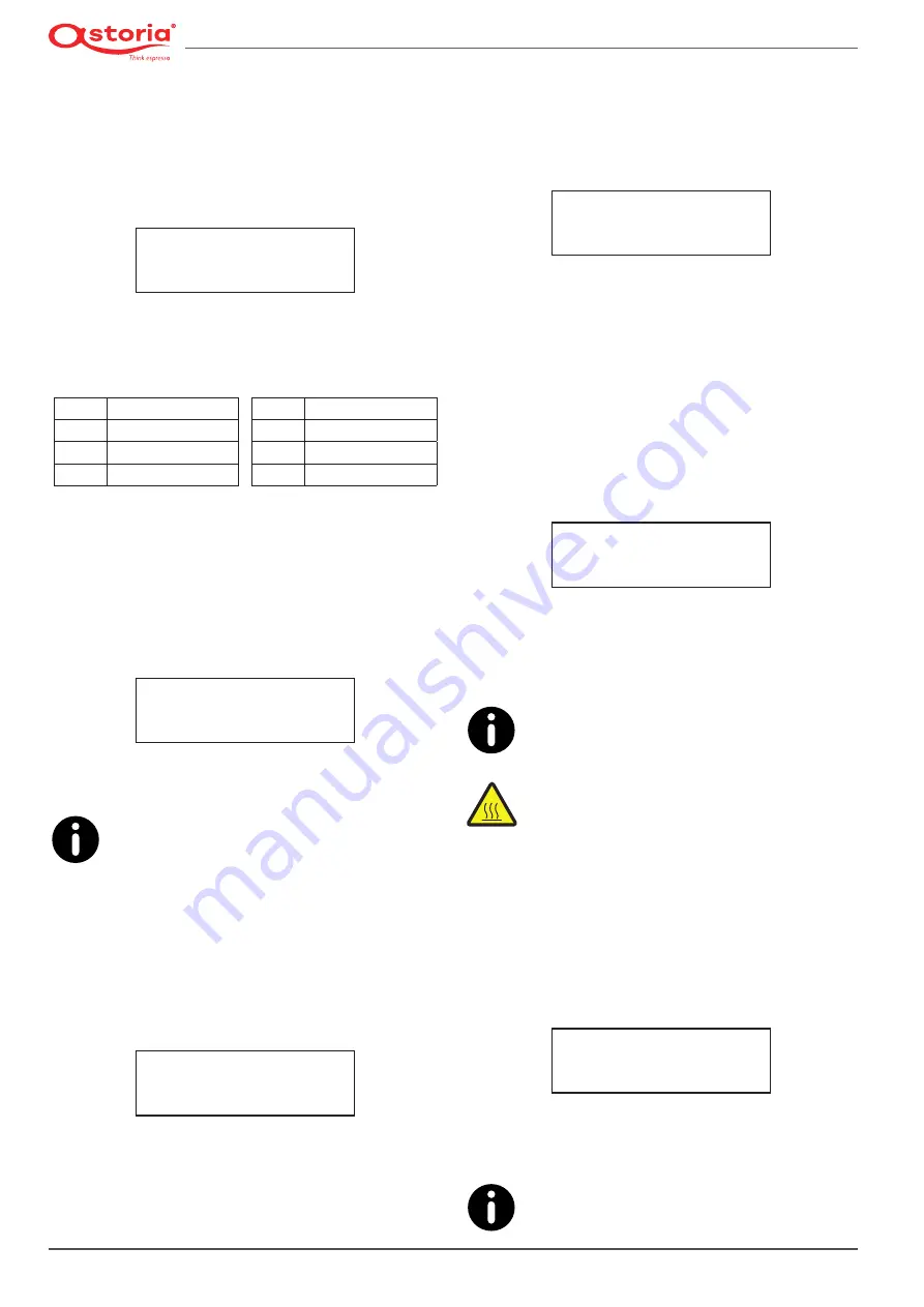 Astoria 1GR Use And Maintenance Manual, Instructions For The User Download Page 84