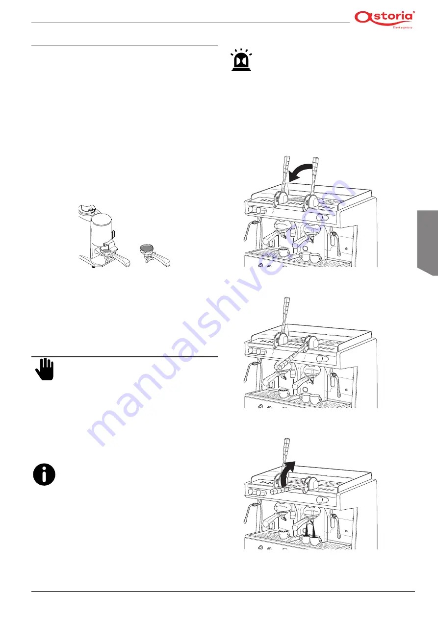 Astoria 1GR Use And Maintenance Manual, Instructions For The User Download Page 107