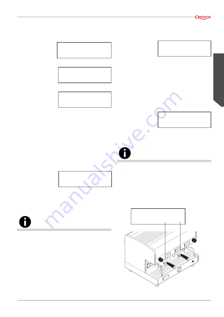 Astoria AEP Use And Maintenance Manual, Instructions For The User Download Page 65