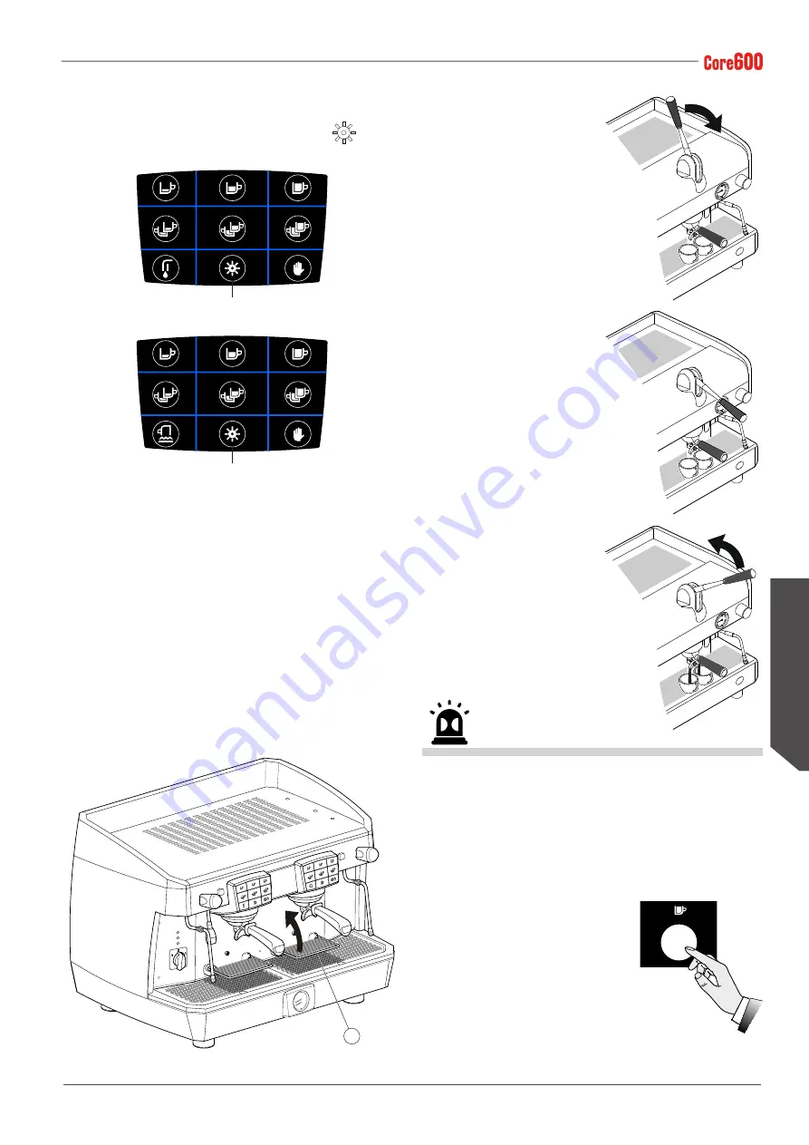 Astoria Core600 AEP Use And Maintenance Manual, Instructions For The User Download Page 139