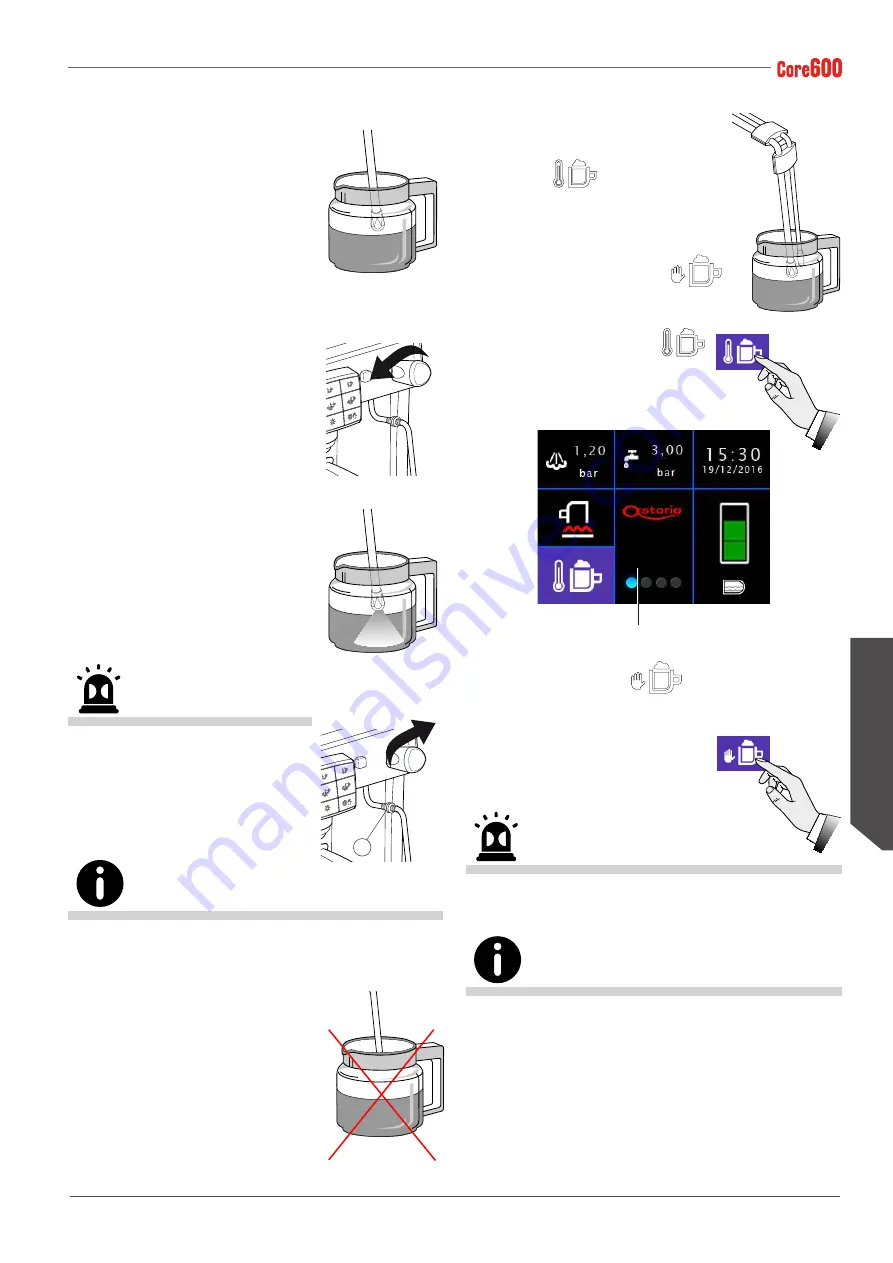 Astoria Core600 AEP Use And Maintenance Manual, Instructions For The User Download Page 141