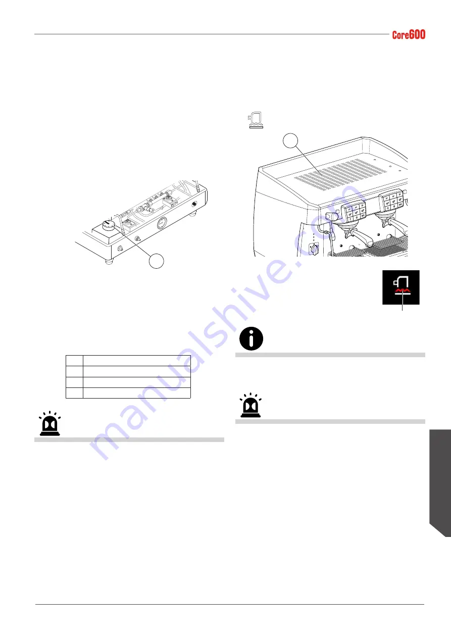 Astoria Core600 AEP Use And Maintenance Manual, Instructions For The User Download Page 183