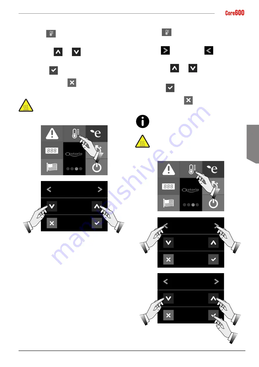 Astoria Core600 AL Use And Maintenance Manual Download Page 113