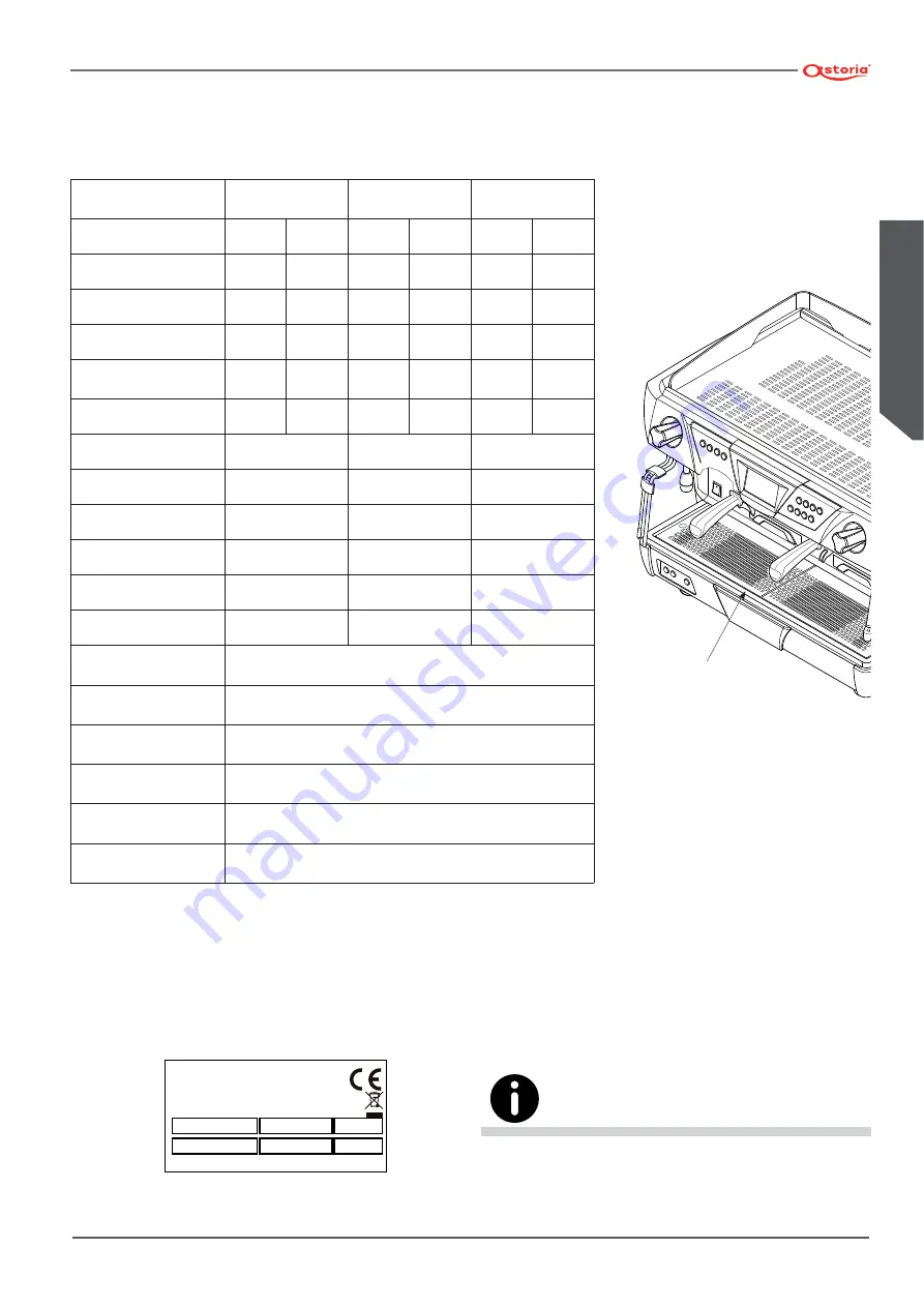 Astoria GREEN LINE Plus 4 You TS SAEP Use And Maintenance Manual, Instructions For The User Download Page 53