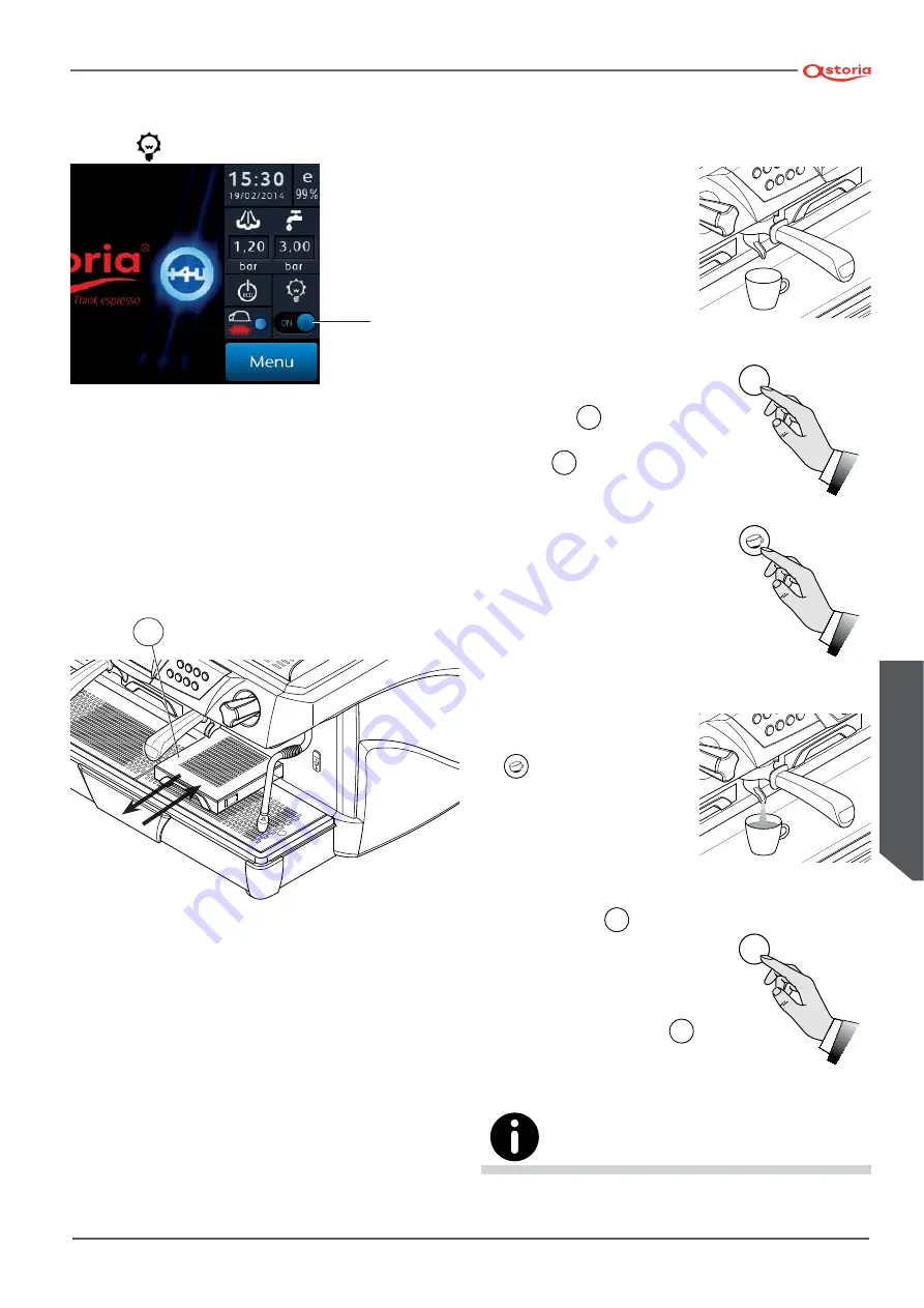 Astoria GREEN LINE Plus 4 You TS SAEP Use And Maintenance Manual, Instructions For The User Download Page 129