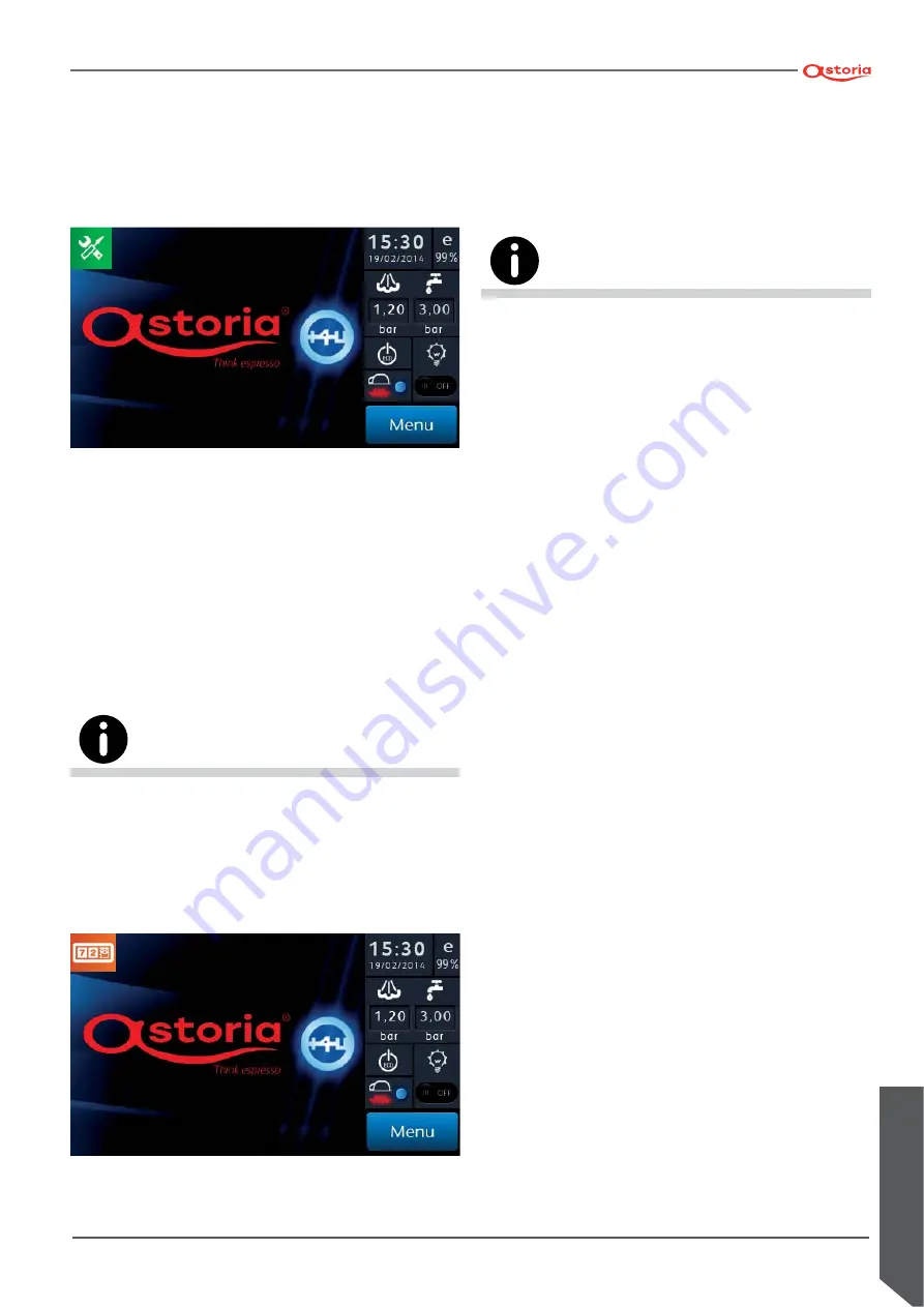 Astoria GREEN LINE Plus 4 You TS SAEP Скачать руководство пользователя страница 213