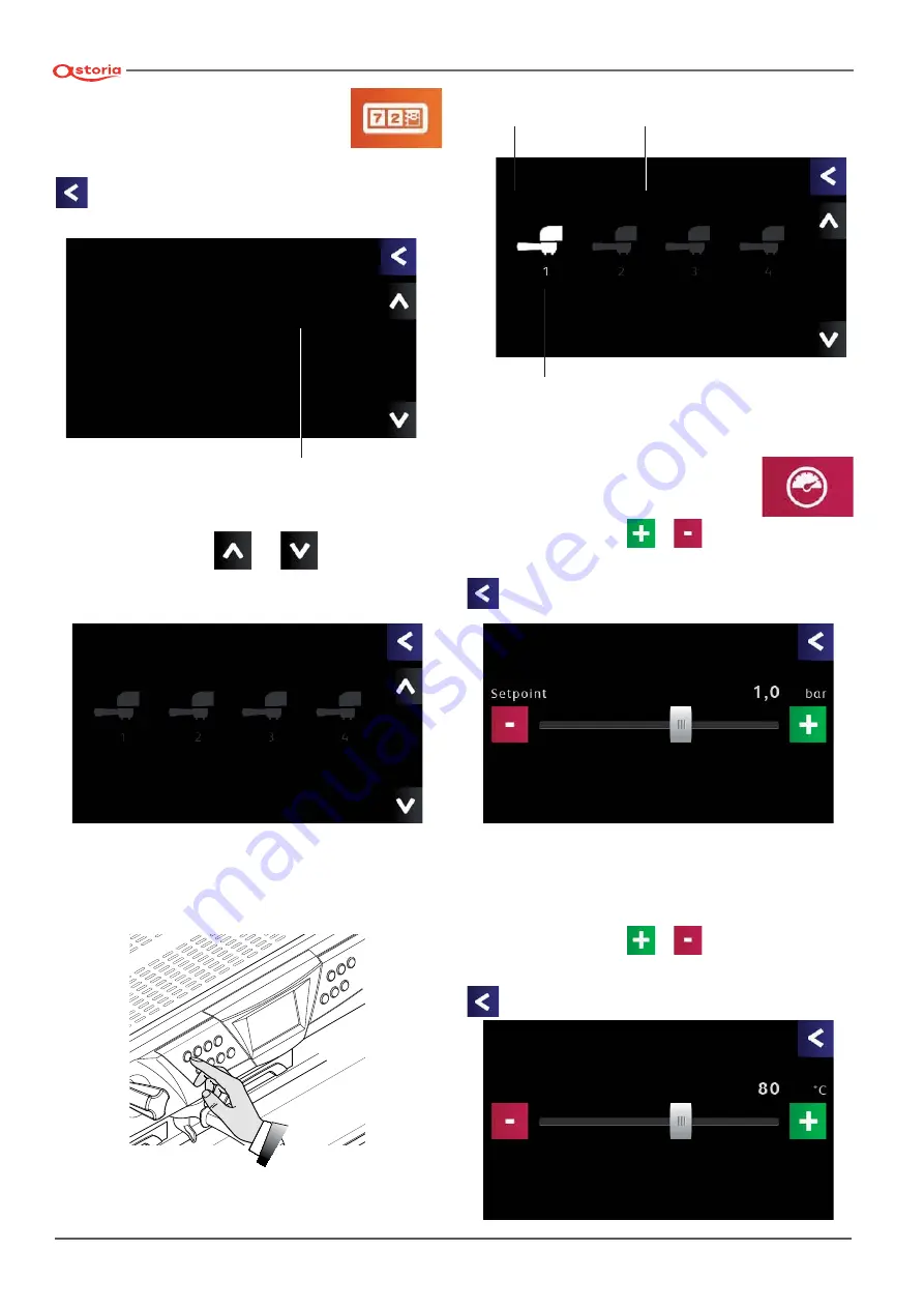 Astoria GREEN LINE Plus 4 You TS SAEP Use And Maintenance Manual, Instructions For The User Download Page 244