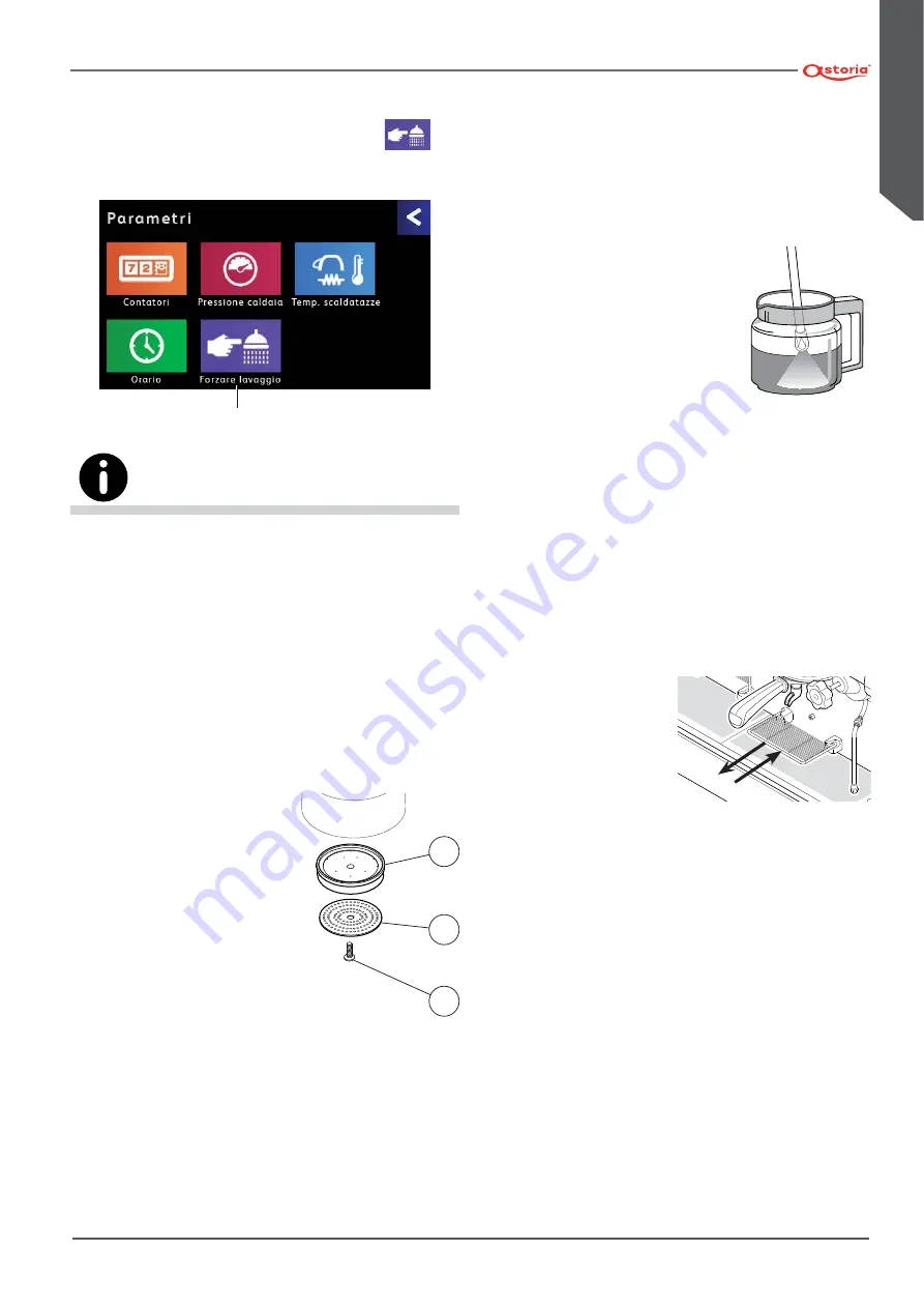 Astoria SABRINA SAE DISPLAY Use And Maintenance Manual, Instructions For The User Download Page 35