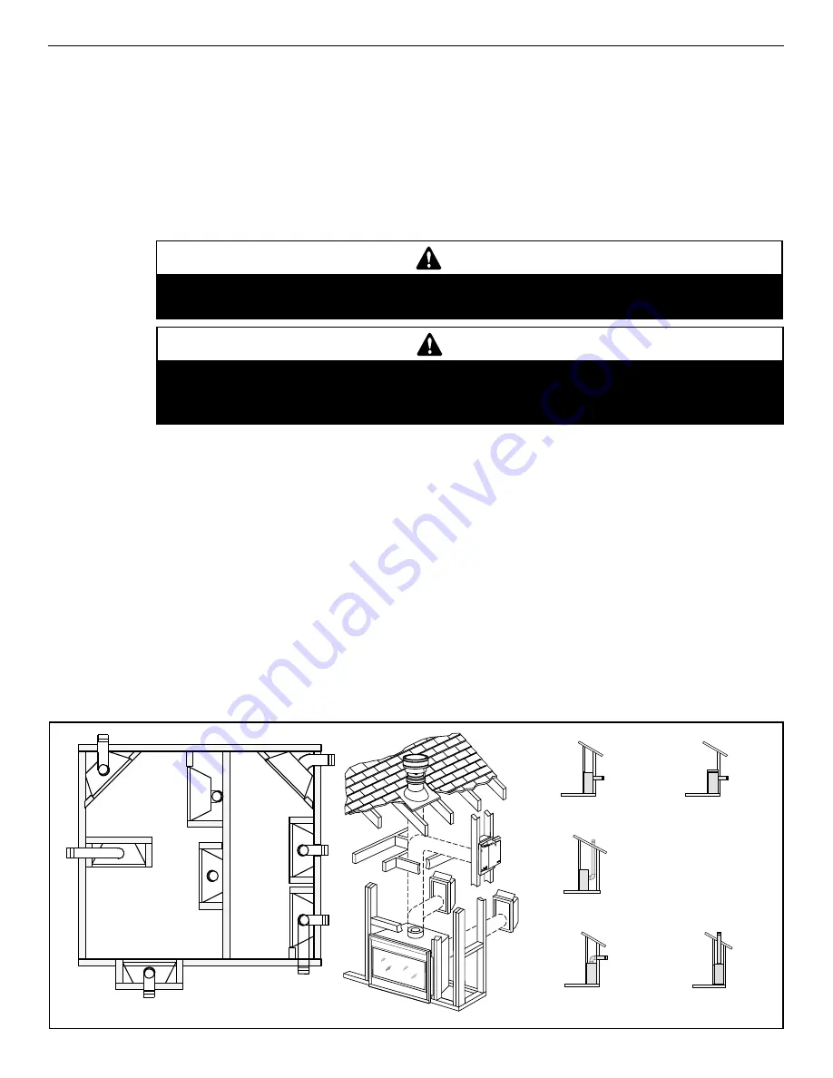 Astria Fireplaces Gemini-C Series Installation And Operation Instructions Manual Download Page 12