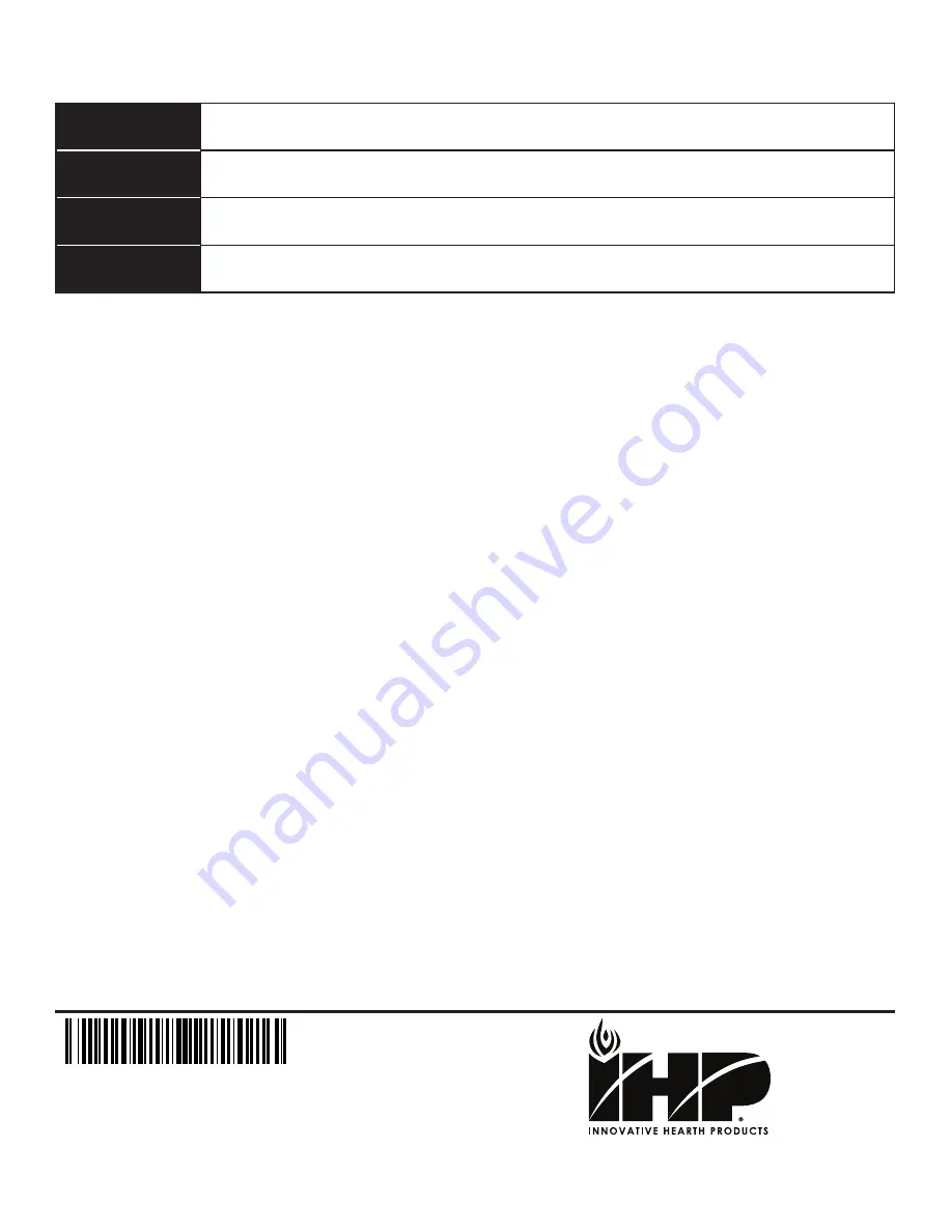 Astria Fireplaces Inglenook CLP2 Installation And Operation Instruction Manual Download Page 24