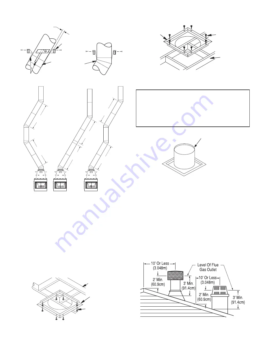 Astria Fireplaces Monterey F0704 Installation And Operation Instruction Manual Download Page 9