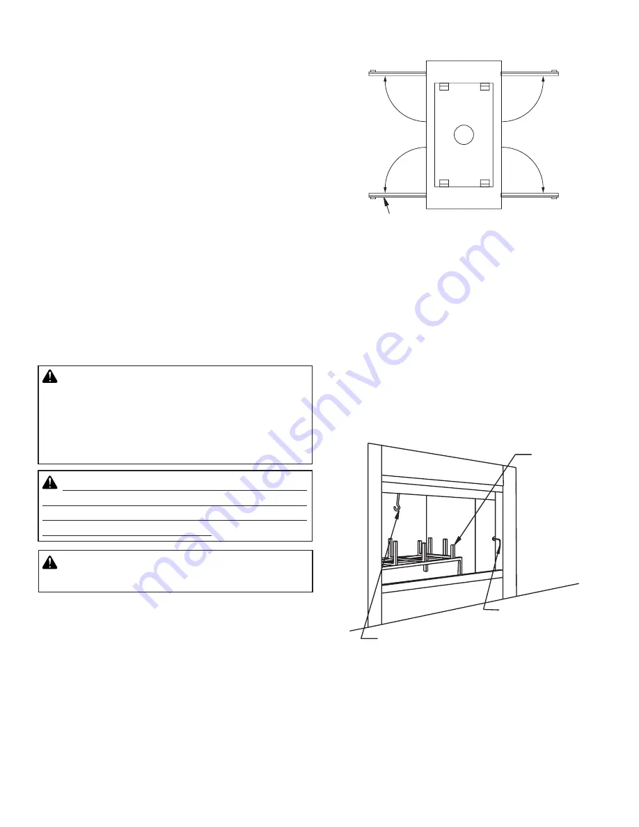 Astria Fireplaces Monterey F0704 Installation And Operation Instruction Manual Download Page 14