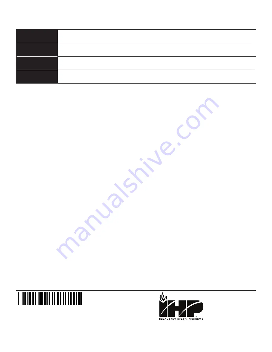 Astria Fireplaces Monterey F0704 Installation And Operation Instruction Manual Download Page 24