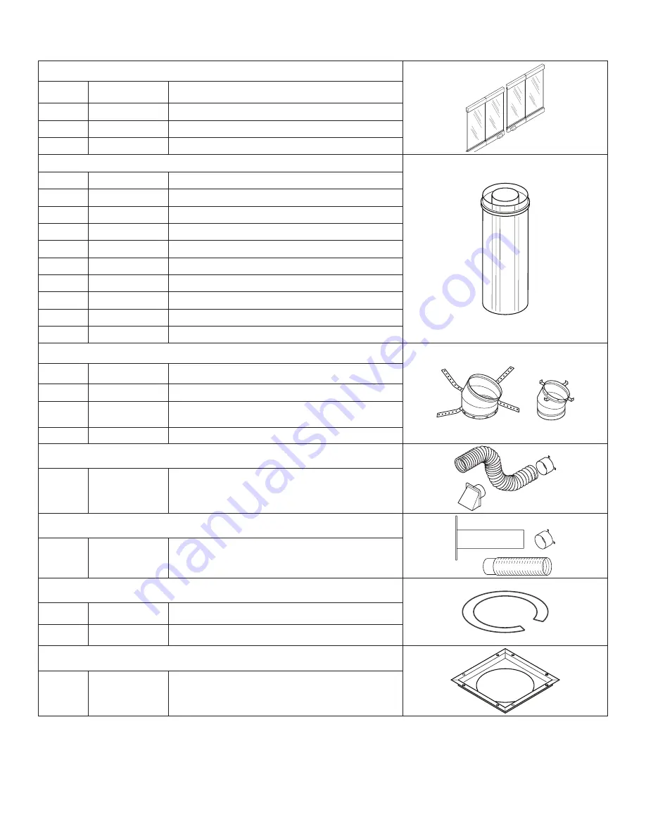 Astria Fireplaces Tuscan42P2 Assembly, Installation And Operation Instructions Download Page 19