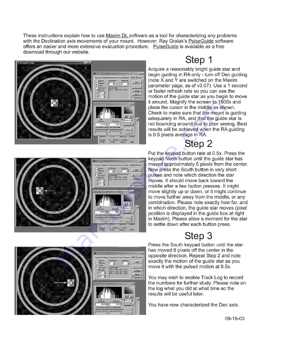 ASTRO-PHYSICS German Equatorial 1200GTO Manual Download Page 37