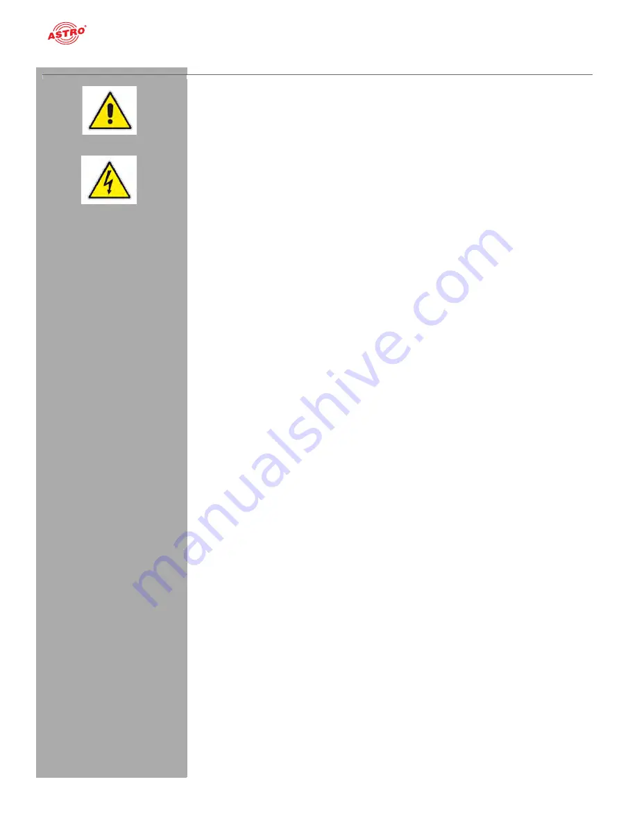 ASTRO U 144 Operating Manual Download Page 4