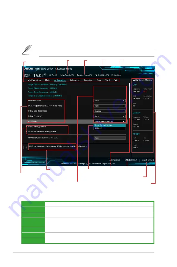 Asus B150M-C-D3 B150M-C-D3/CSM Manual Download Page 46