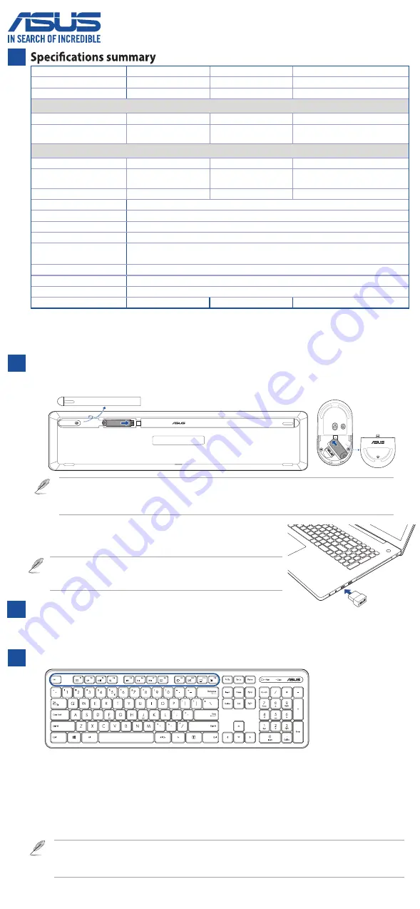 Asus CW100 User Manual Download Page 1