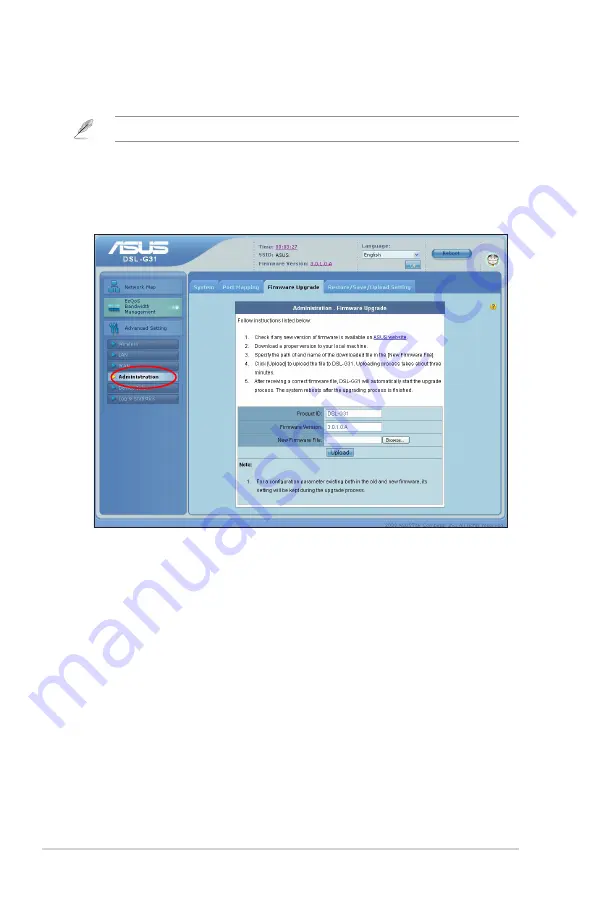 Asus DSL-G31 User Manual Download Page 26