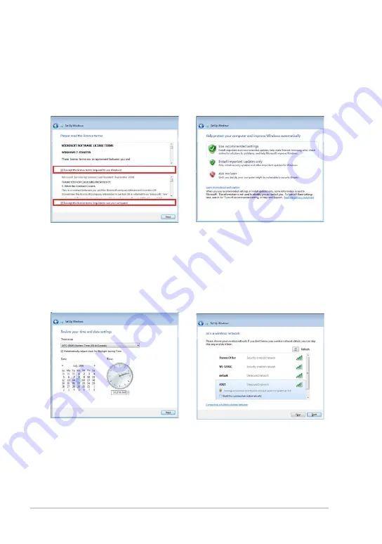 Asus Eee PC 1016 Series Скачать руководство пользователя страница 24