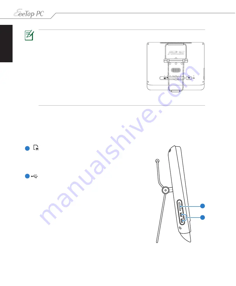 Asus EeeTop ET1603 Скачать руководство пользователя страница 16