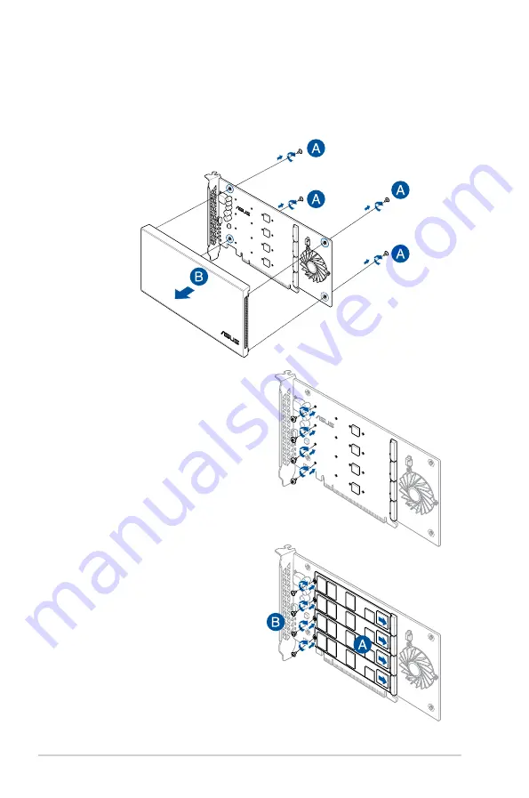 Asus HYPER M.2 X16 Quick Start Manual Download Page 4