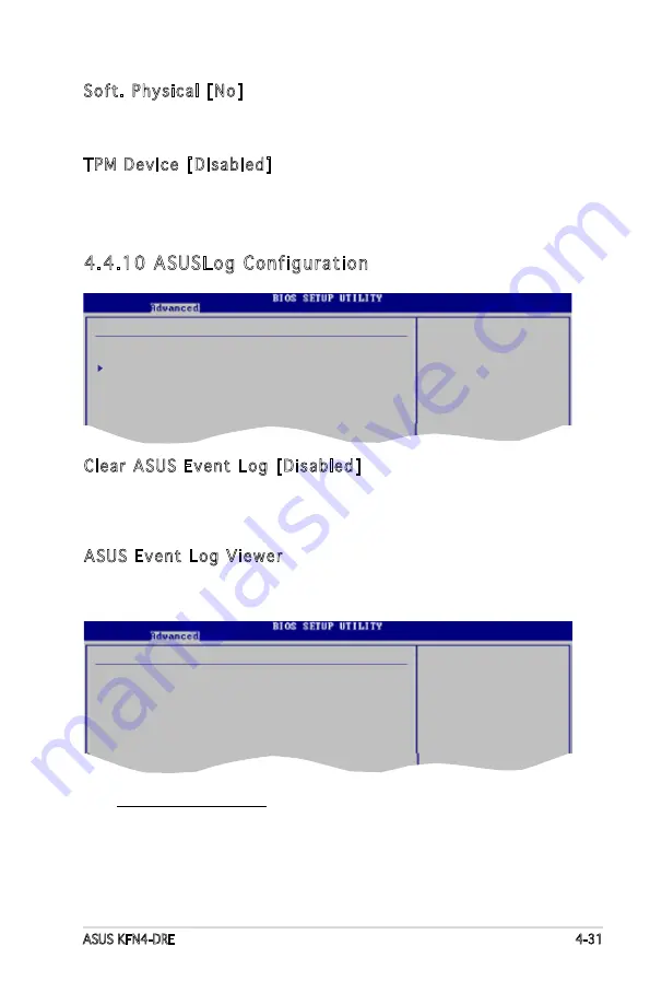 Asus KFN4-DRE - Motherboard - SSI EEB 3.51 Manual Download Page 89