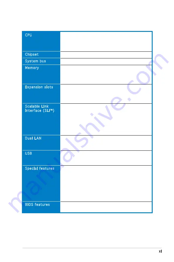 Asus KFN5-D - Motherboard - SSI EEB 3.51 User Manual Download Page 11