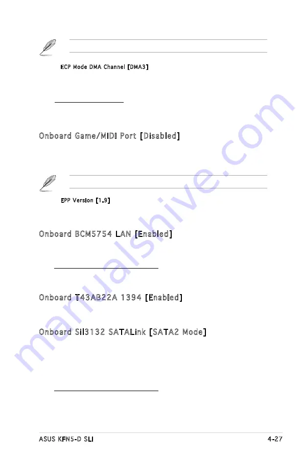 Asus KFN5-D - Motherboard - SSI EEB 3.51 User Manual Download Page 93