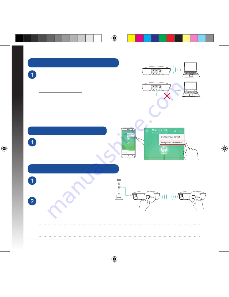 Asus Lyra MAP-AC2200 Quick Install Manual Download Page 8