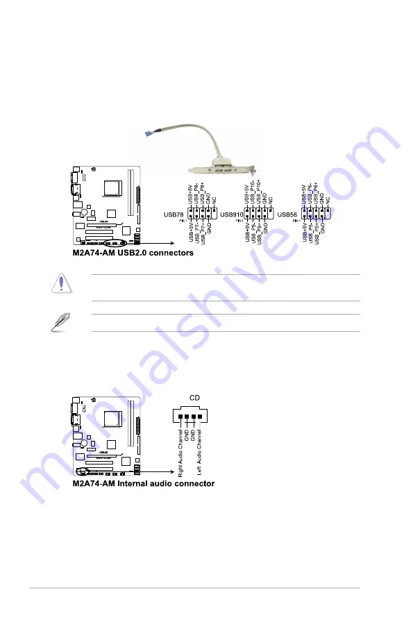 Asus M2A74-AM - Motherboard - Micro ATX Скачать руководство пользователя страница 34