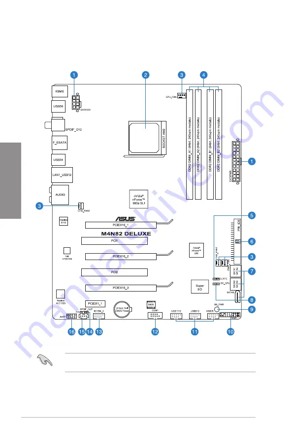 Asus M4N82 Deluxe User Manual Download Page 22