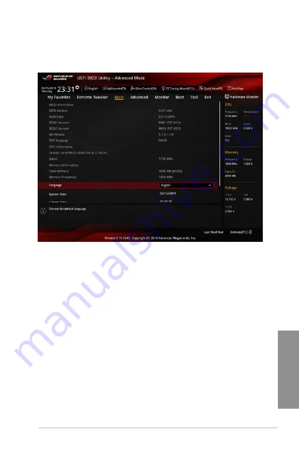 Asus Maximus VII Hero Manual Download Page 103