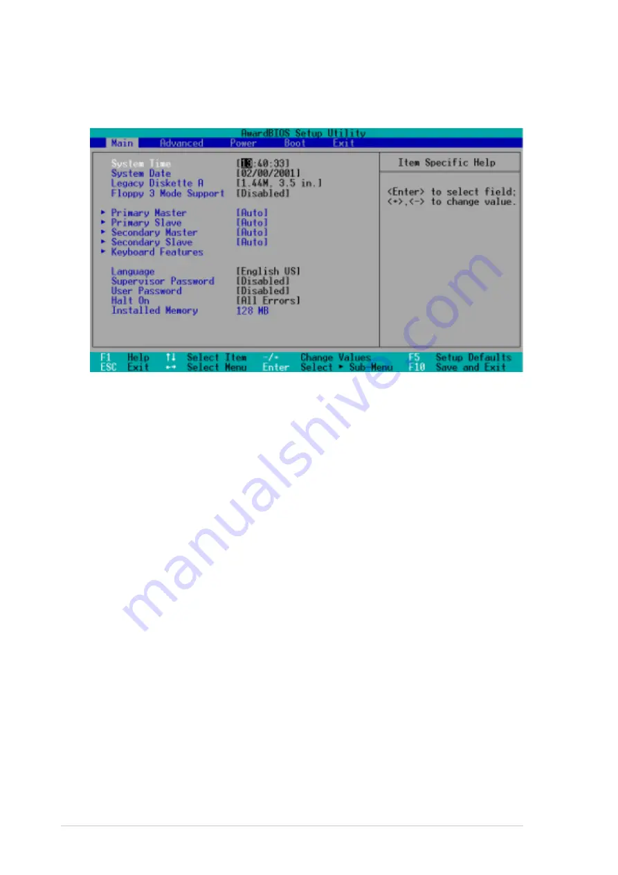 Asus Motherboard P4GE-V User Manual Download Page 72