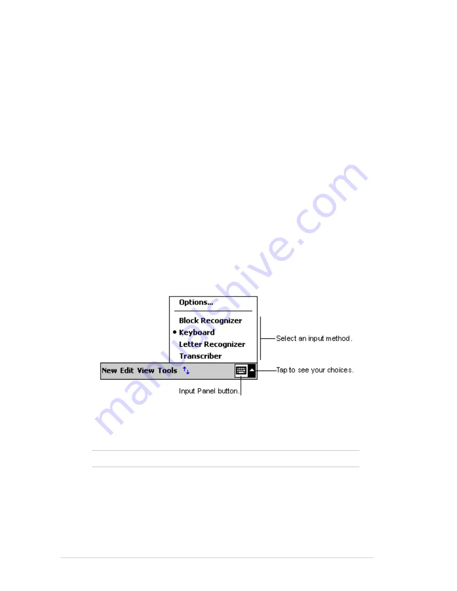 Asus MyPal A600 User Manual Download Page 16